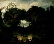 Jean Honore Fragonard Der Garten der Villa d'Este oil